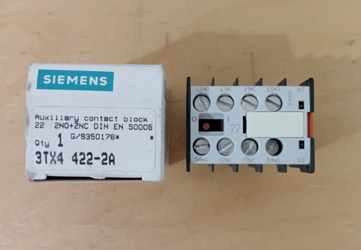 SIEMENS 3TX4422-2A Auxiliary contact/Switch block 