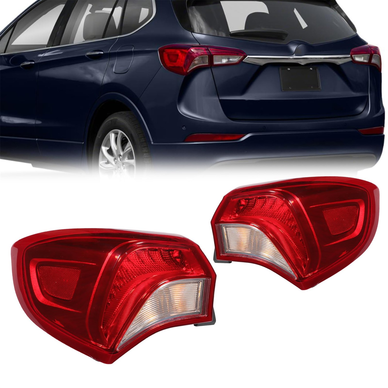 1 Pair Tail Lights Replacement for Envision 2019-2020 1 Pair Tail Lights Replacement for Envision 2019-2020
