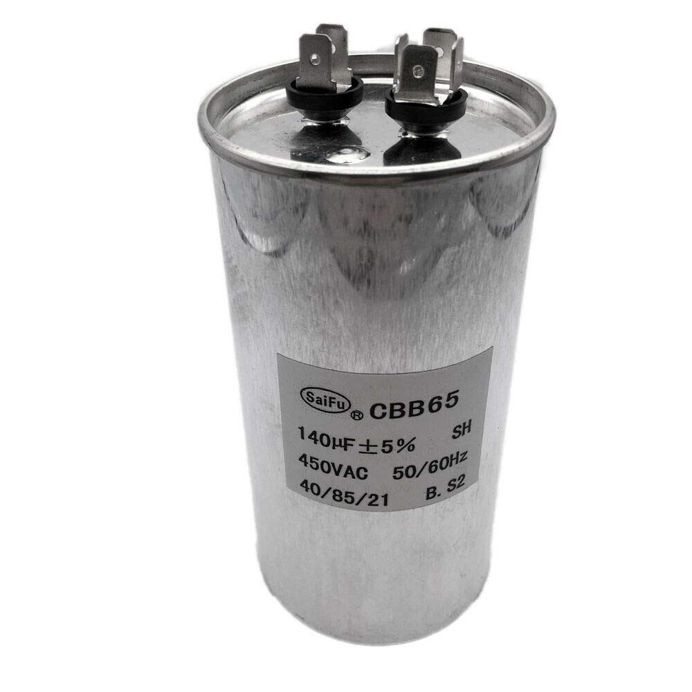 CBB65A Run Capacitor 450V 250VAC 250V AC 140Uf 140 Uf 140MFD SH P1 50/60Hz UL Li CBB65A Run Capacitor 450V 250VAC 250V AC 140Uf 140 Uf 140MFD SH P1 50/60Hz UL Li