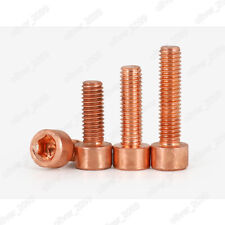 Solid Pure Copper Cu DIN912 Bolts Hex Socket Cap Head Screws M3 M4 M5 M6 M8 M10 picture