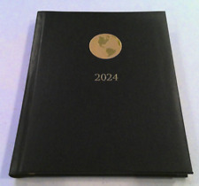 AMEX BLACK EXECUTIVE APPOINTMENT BOOK PLANNER LEATHER 2024 (flaw) picture