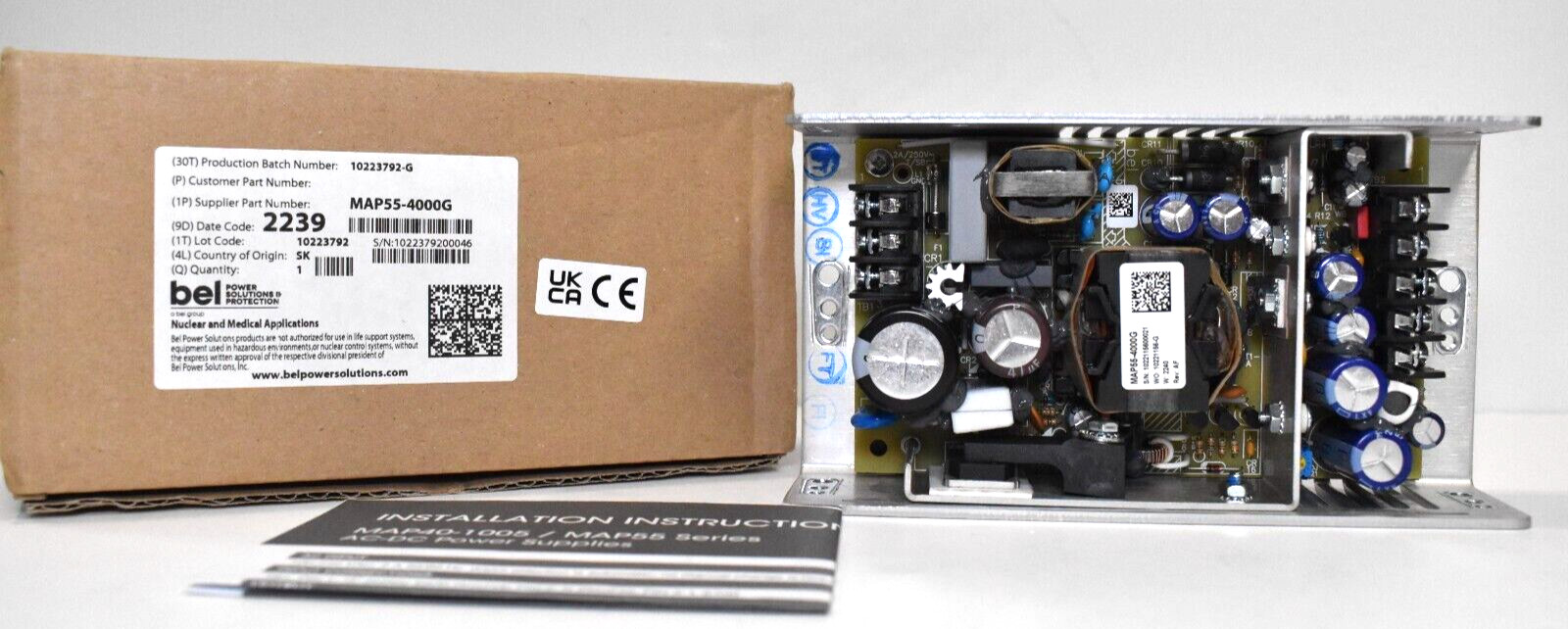 Bel Power MAP55-4000G DC Power Supply New Bel Power MAP55-4000G DC Power Supply New