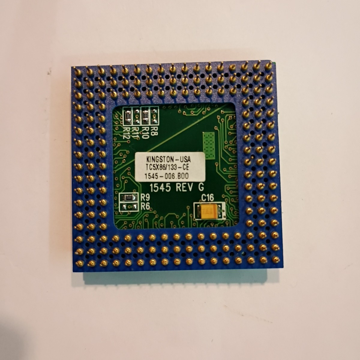 Kingston TurboChip TC5X86/133 486 Socket 3 Upgrade CPU 5X86 DX5 133MHz Vintage Kingston TurboChip TC5X86/133 486 Socket 3 Upgrade CPU 5X86 DX5 133MHz Vintage