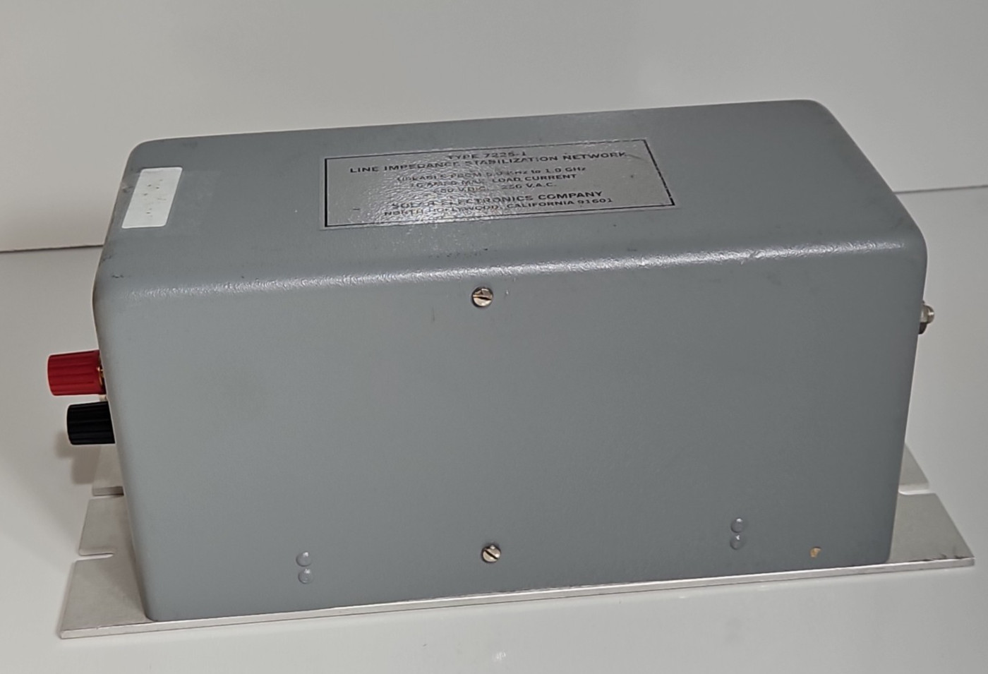 Solar Type 7225-1 Line Impedance Stabilization Network 5.0KHz-1.0GHz  Module