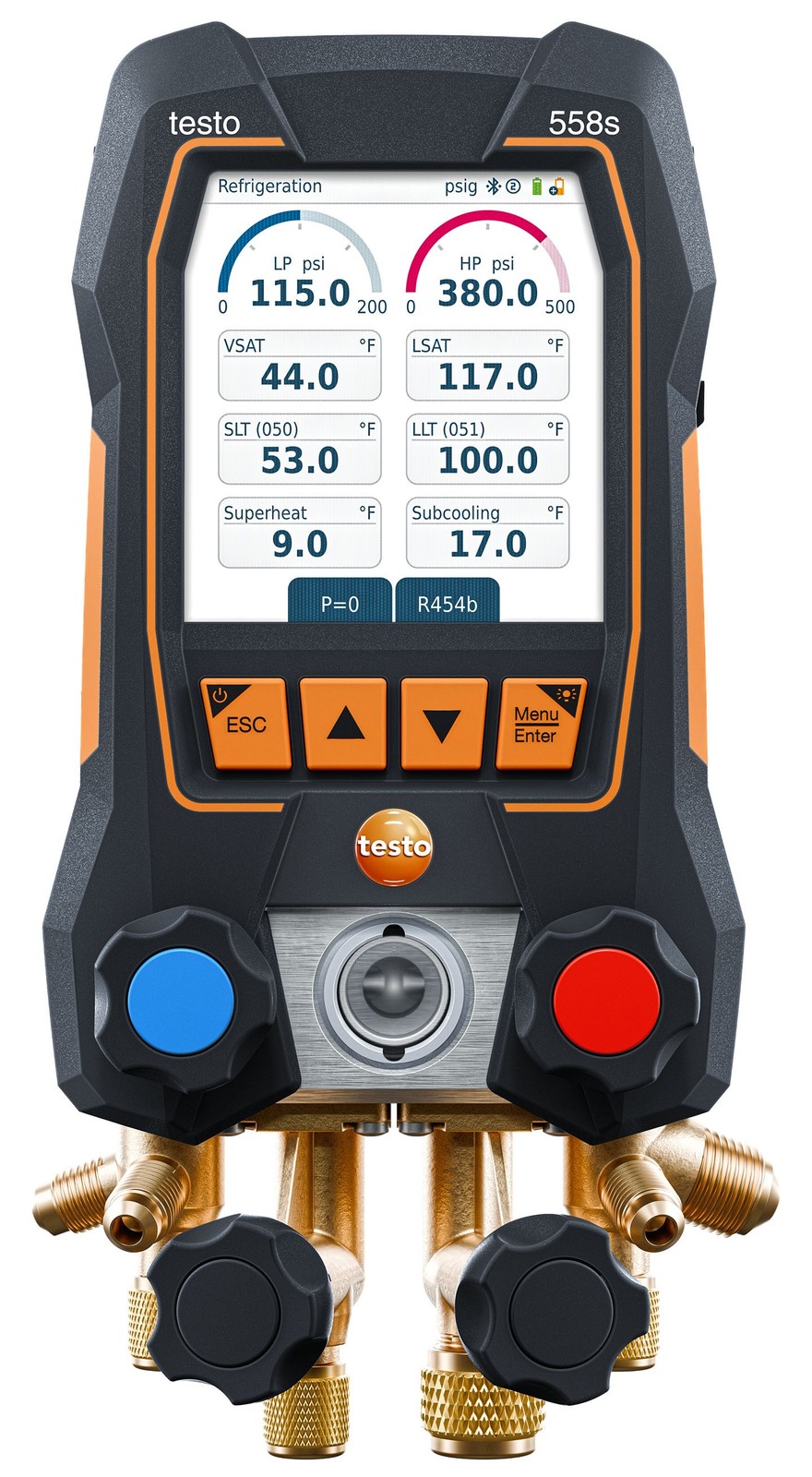 Testo 0564 5581 01 558s Digital Manifold Testo 0564 5581 01 558s Digital Manifold