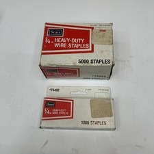 Vintage Sears Craftsman Box Heavy-Duty Wire Staples 5/16