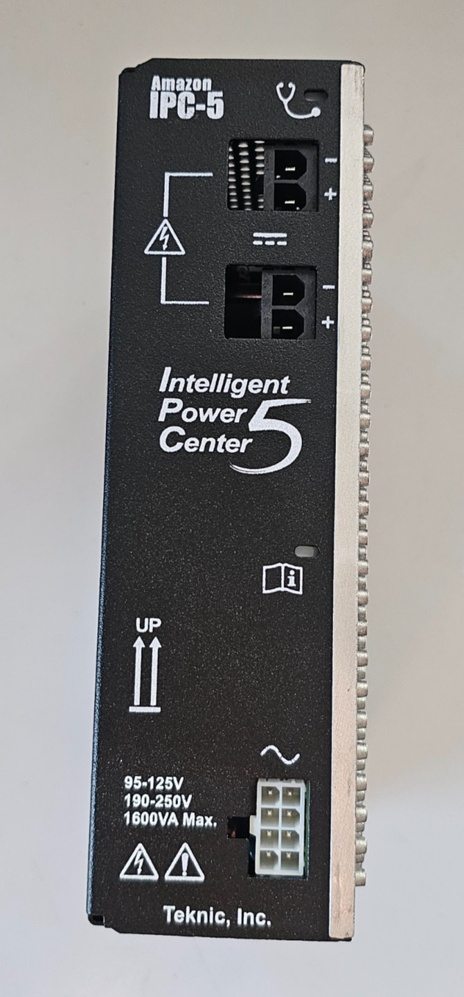 Teknic IPC-5 Intelligent Power Center 75VDC Servo Motor Power Supply Tested