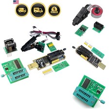 EEPROM BIOS USB Programmer CH341A + SOIC8 Clip + 1.8V Adapter + SOIC8 Adapter... picture