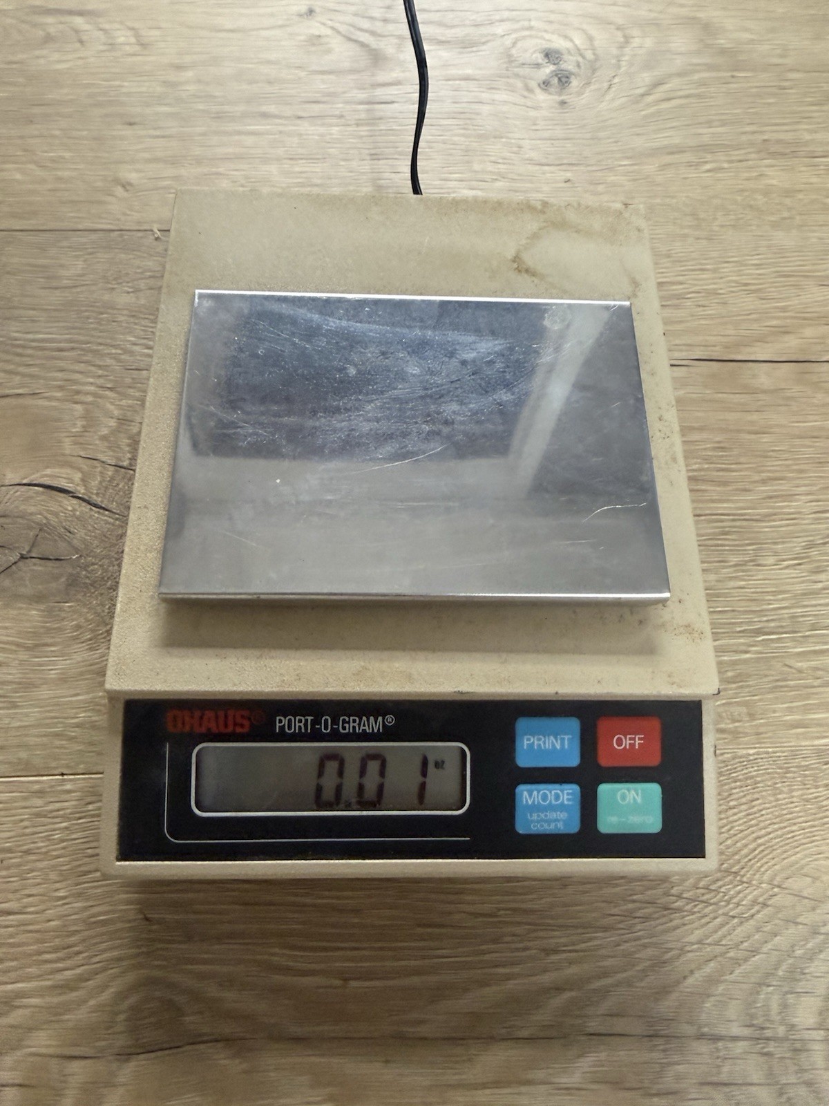 Vintage Ohaus Port-O-Gram Digital Electronic Scale Made USA Works Tested Vintage Ohaus Port-O-Gram Digital Electronic Scale Made USA Works Tested