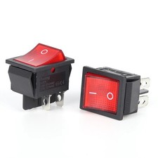 2pcs KCD4 Car Auto Rocker Switch SPST ON OFF Toggle AC 20A/125V 16A/250V  picture
