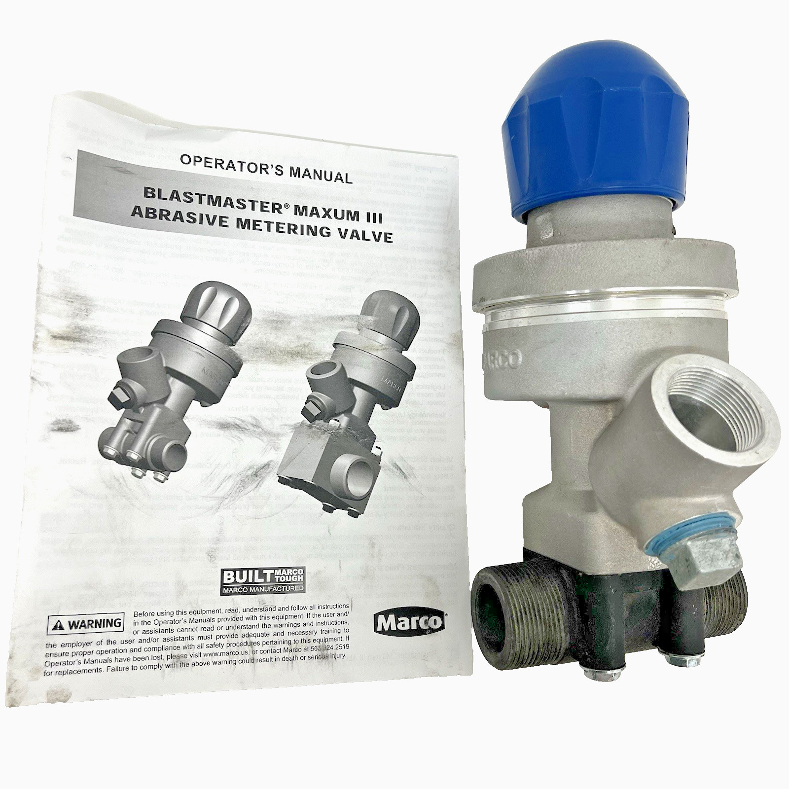 Marco Blastmaster Maxum III Abrasive Metering Valve 1-1/2 Marco Blastmaster Maxum III Abrasive Metering Valve 1-1/2