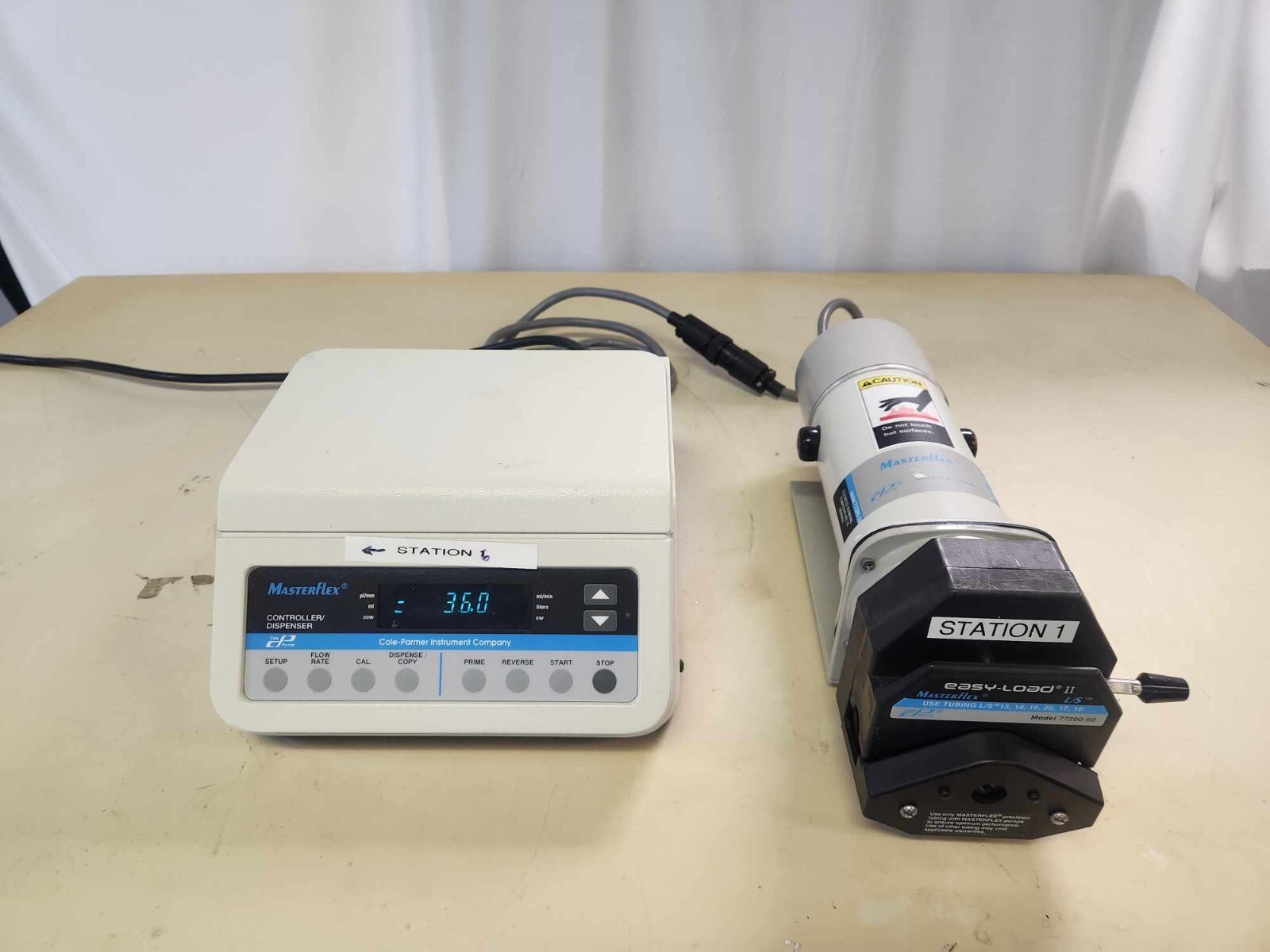 Masterflex Easy-Load II 77200-60 & Controller/Dispenser, Cole-Parmer Masterflex Easy-Load II 77200-60 & Controller/Dispenser, Cole-Parmer