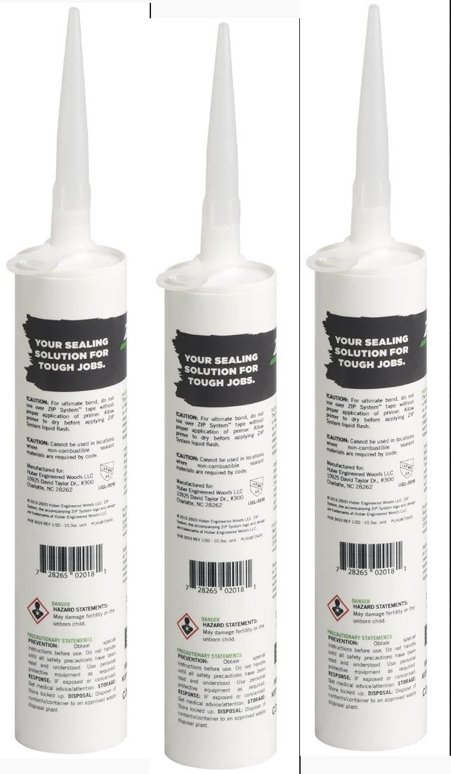 ***10pk - ZIP System Liquid Flash 10.3 oz. Cartridge