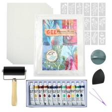 Gel Printing Plate kit - Gel Plate Printing for Mixed Media Art, 8