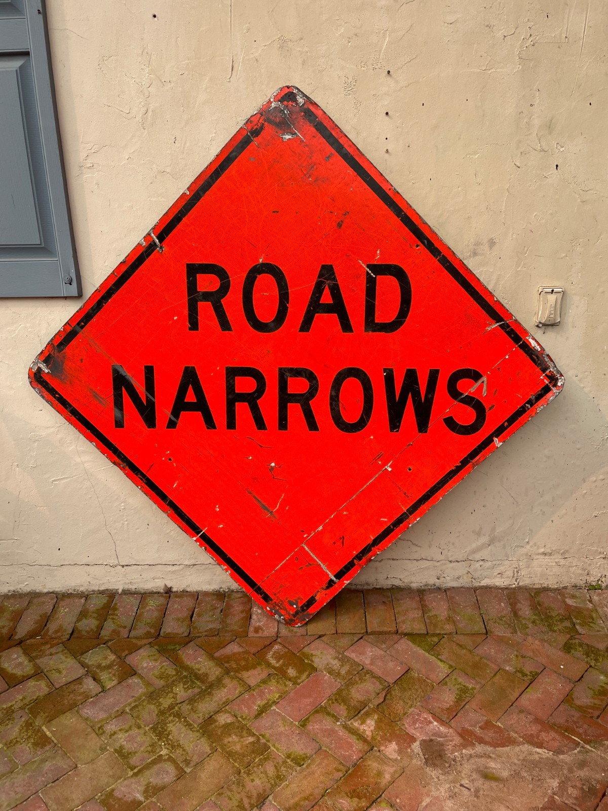 (6) Individual 48x48 Authentic Vintage METAL ROAD SIGNS 65