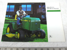 VINTAGE 1984 JOHN DEERE 430 LAWN & GARDEN TRACTOR BROCHURE picture