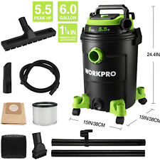 WORKPRO 3 in 1 Vacuums 6 Gallon Wet Dry Shampoo Shop Car Vacuum Carpet Cleaner picture