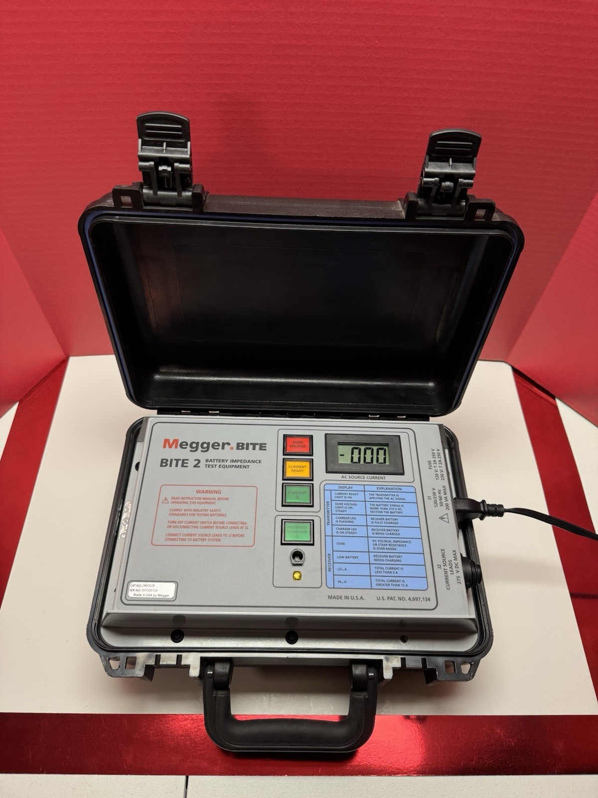 Megger BITE 2 Battery Impedance Test Equipment