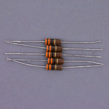 Lot of 5 Vintage Allen Bradley 33 Ohm Resistor 1W Watt 5% NOS Carbon Comp TESTED picture