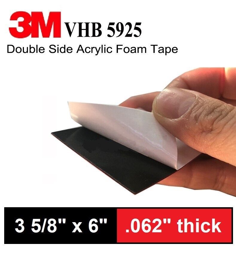 3M 5925 VHB VERY HIGH BOND DOUBLE SIDED PAD  3-5/8\