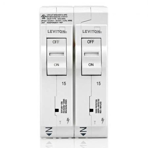Leviton LSPD1-T Plug-On Surge Protection Device 15A