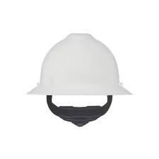 Msa Safety 475369 V-Gard Slotted Full Brim Hard Hat, Fas-Trac Iii Suspension, picture
