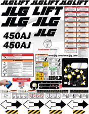 Fits JLG 450AJ Boom Lift Decal Kit – 3M Vinyl –  picture