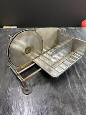 Vintage General Slicing Co. #150 Meat Slicer Machine Made In USA Manual Rotary picture