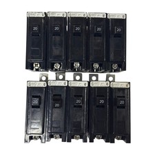 LOT OF 10 Eaton QBHW1020 1P 20A Circuit Breaker picture