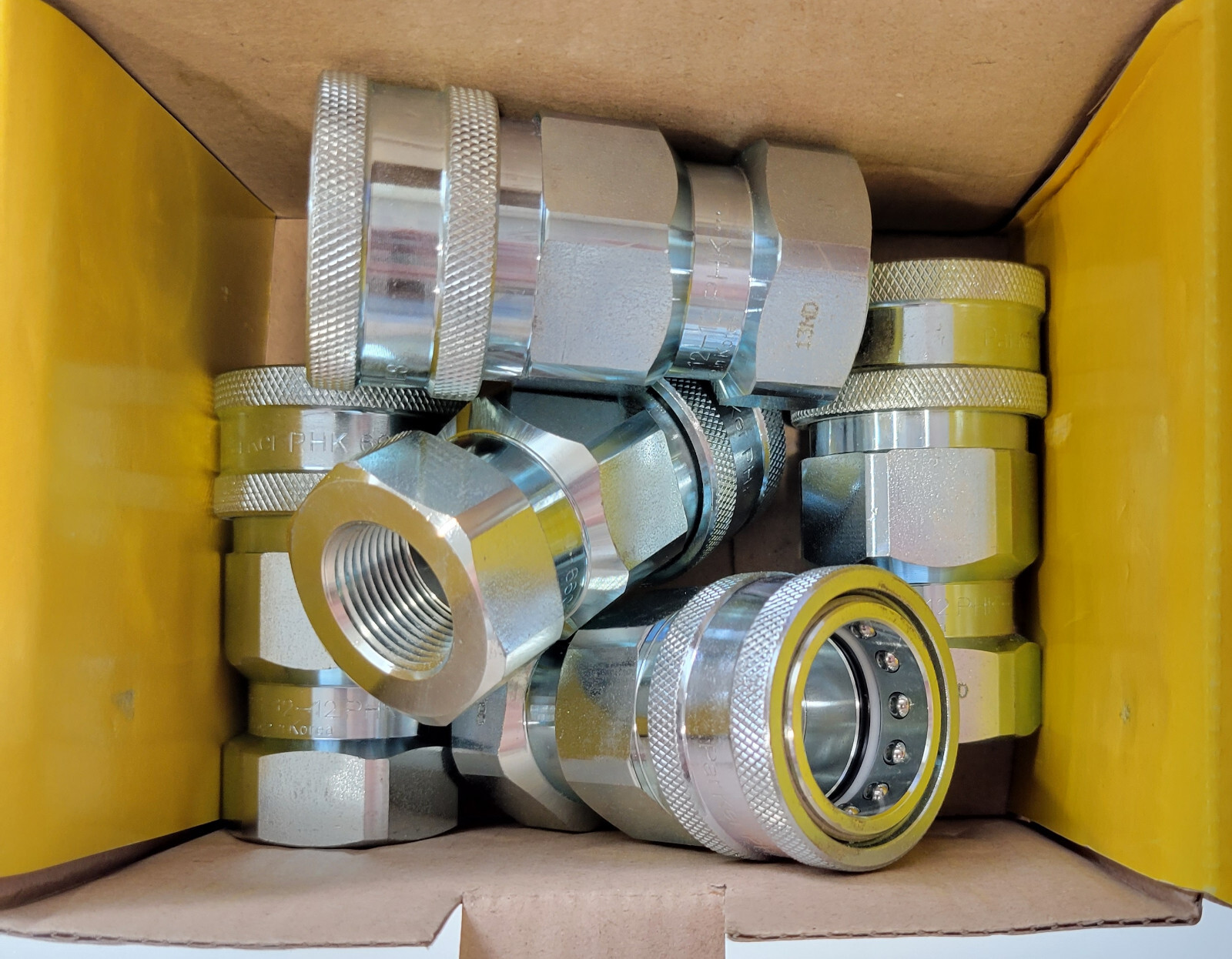 5 x Parker Quick Disconnect 6601-12-12 PHK Couplings Coupler 3/4\ 5 x Parker Quick Disconnect 6601-12-12 PHK Couplings Coupler 3/4\