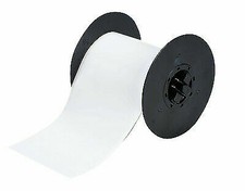 Brady B30C4000595WT 100 ft x 4 in Vinyl Label Tape - White picture