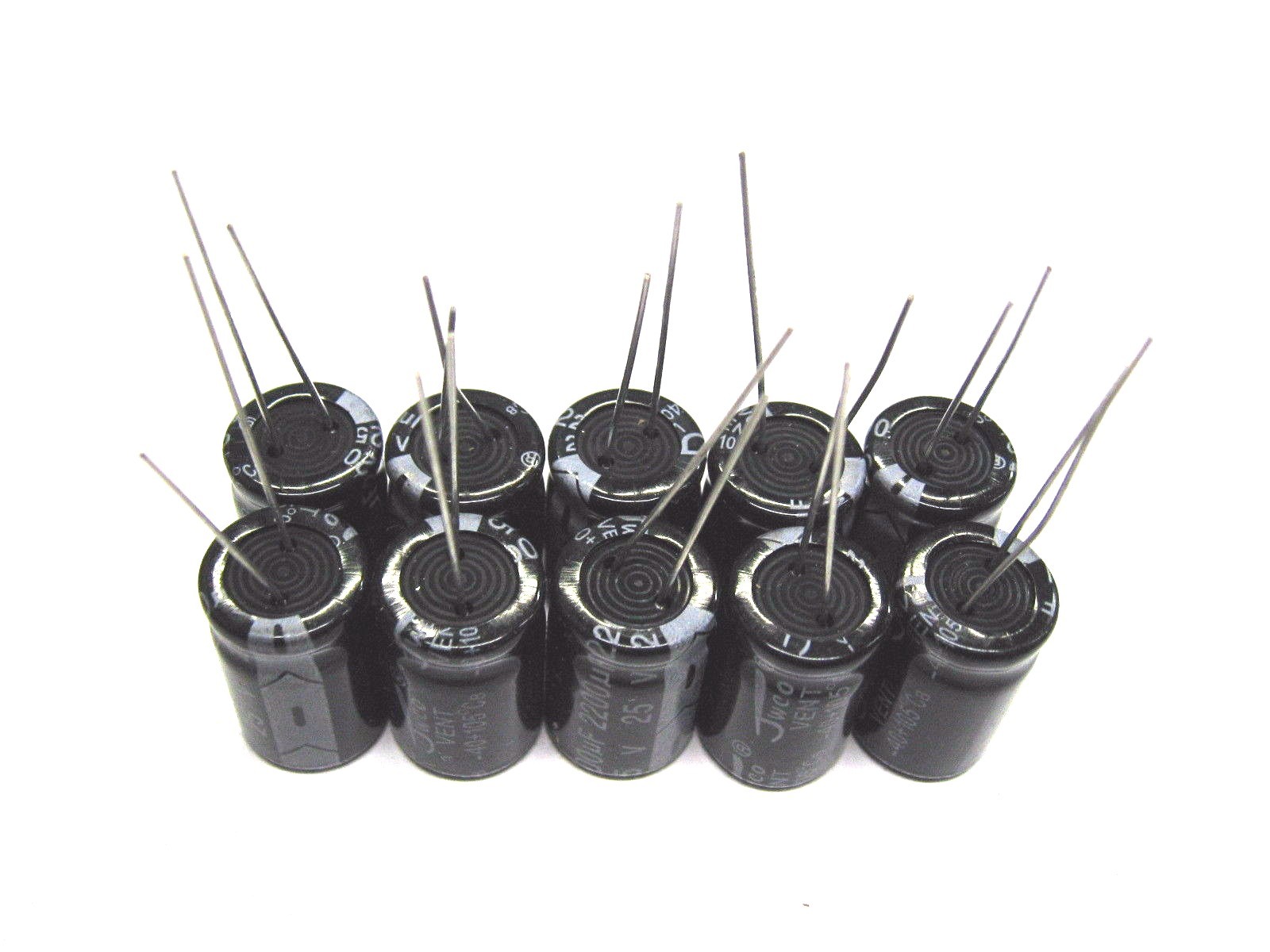 2200uF 25V (10x) Electrolytic Capacitors 25V 2200uF Volume 13x21mm 2200uF 25V (10x) Electrolytic Capacitors 25V 2200uF Volume 13x21mm