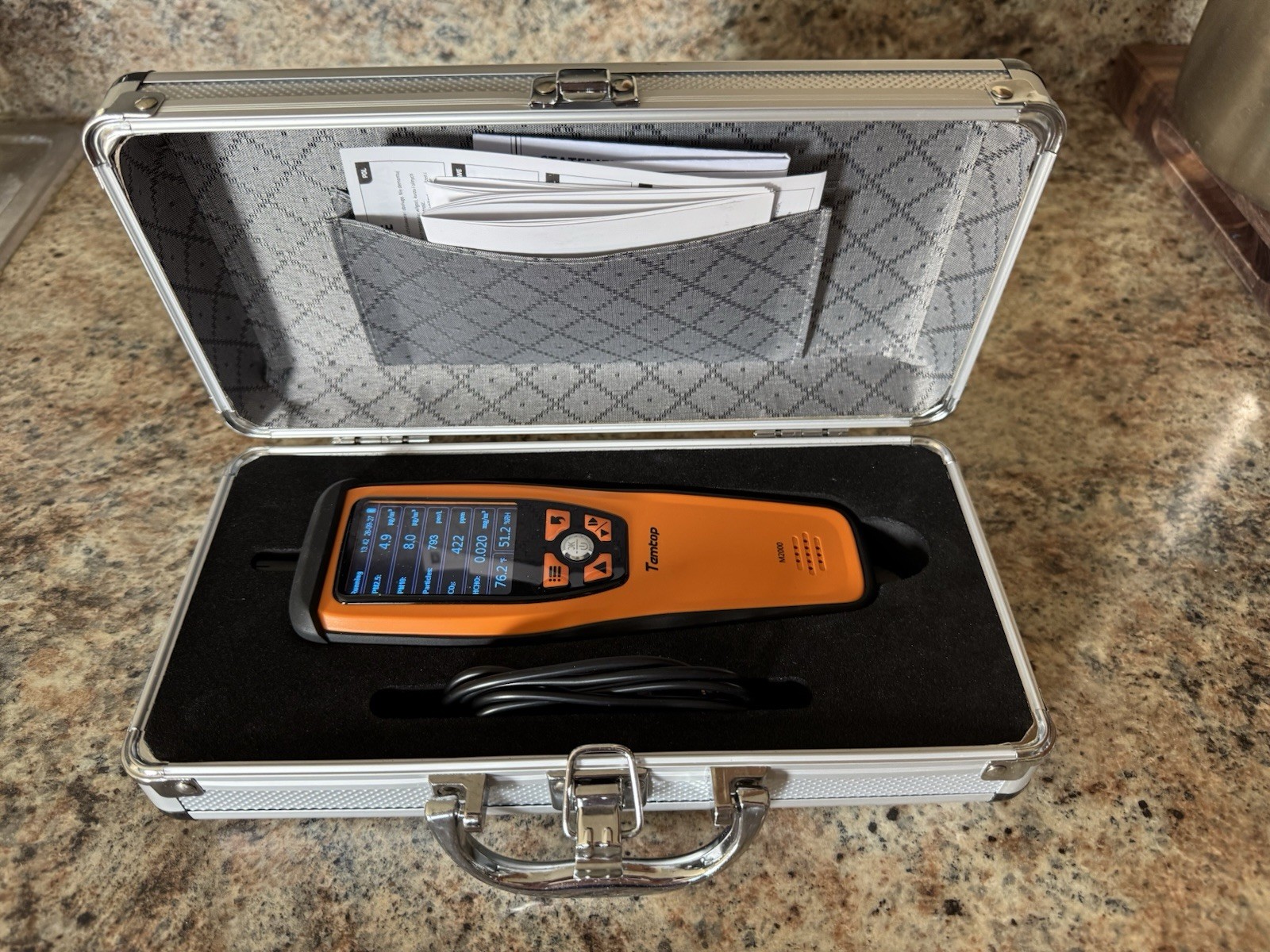 Temtop M2000 2nd Air Quality Detector PM2.5 PM10 CO2 Particles Humidity Temp Temtop M2000 2nd Air Quality Detector PM2.5 PM10 CO2 Particles Humidity Temp