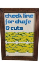 Vintage Ship Operational Safety Sign 