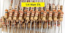 Qty 5 /10 -1/4 W 5% carbon film resistors-Pick Values-Ship Day Order-Mr Circuit picture