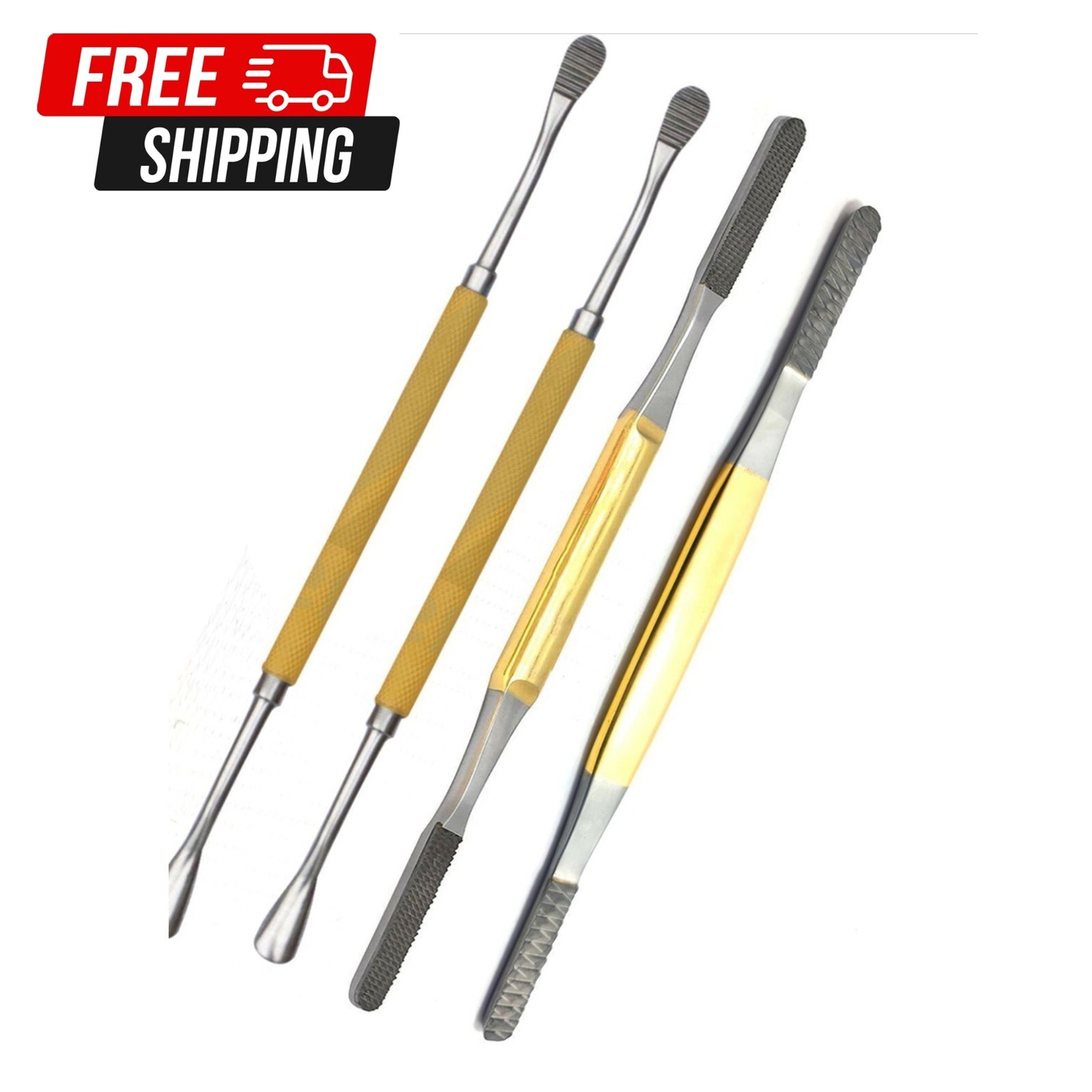Rhinoplasty Fomon Double-Ended Nasal Rasp Set 4 PCs Surgical Instruments Rhinoplasty Fomon Double-Ended Nasal Rasp Set 4 PCs Surgical Instruments