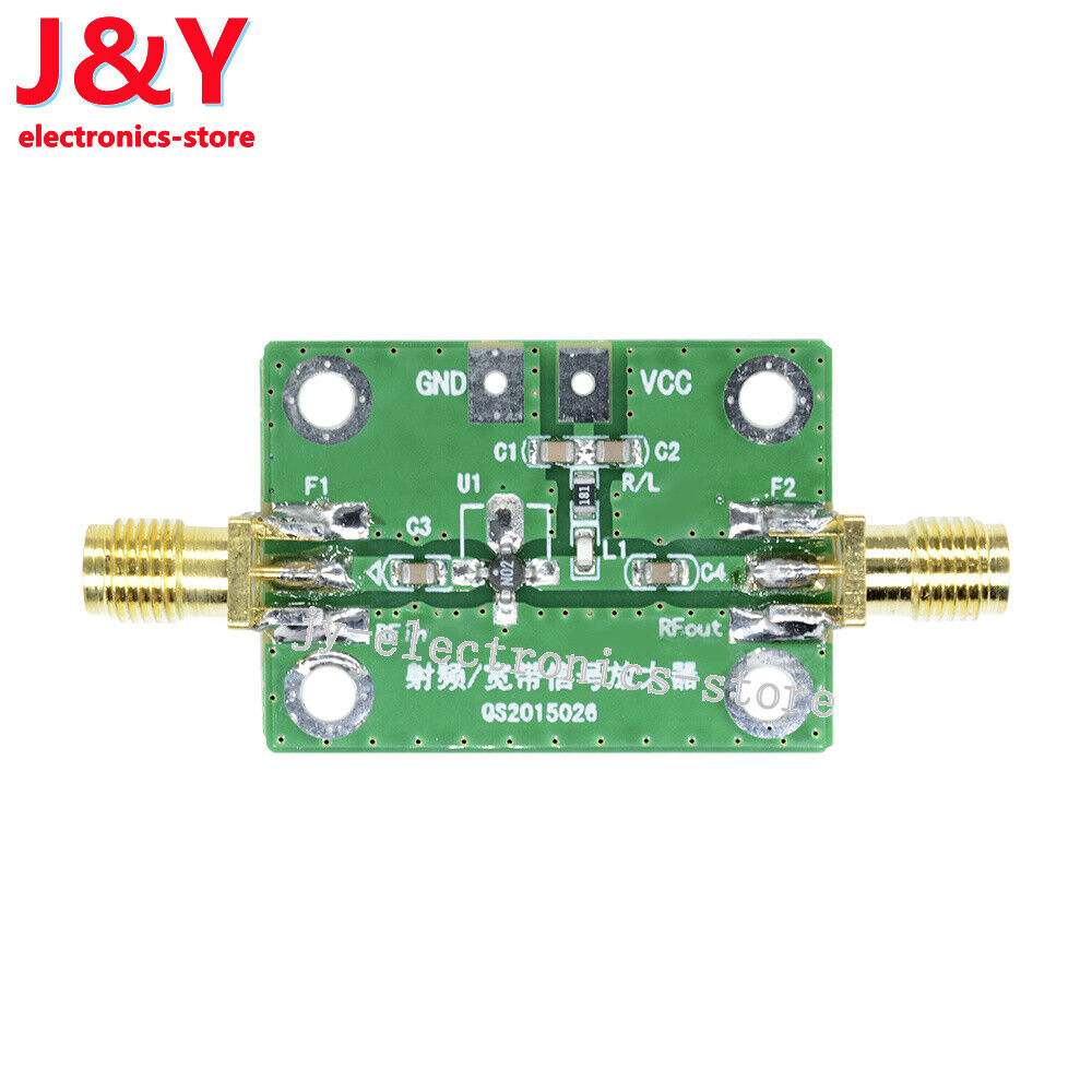 RF Amplifier 0.1-6000MHz Low Noise Signal Receiver LNA Board SPF5189 Module Kit
