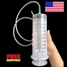 100ml/550ml Large Capacity Syringe Reusable Pump Measuring With 1m Tube Feeding picture