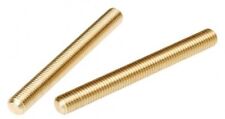 Solid Brass All Thread Threaded Rod Bar Studs 1/4-20 x 12