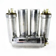Lot of 5 Vintage Sprague Electrolytic Can Capacitors 40/40/40uF 200/200/200V VDC picture