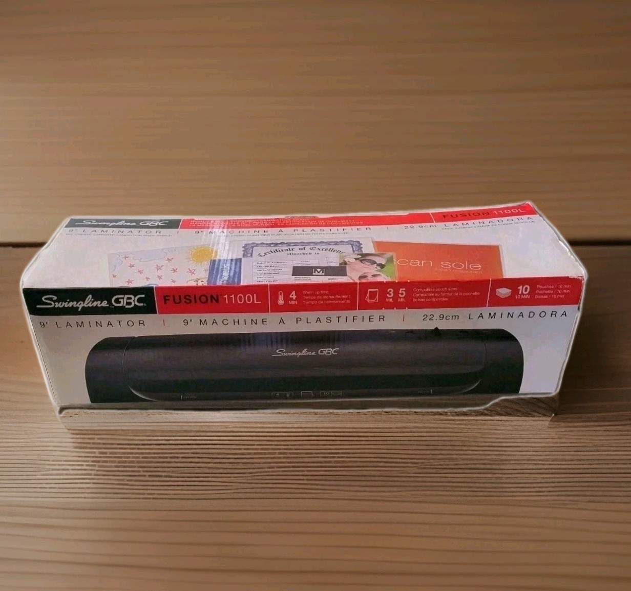 *New SWINGLINE GBC 9” Laminator 9” Fusion Machine 1100L Black *New SWINGLINE GBC 9” Laminator 9” Fusion Machine 1100L Black