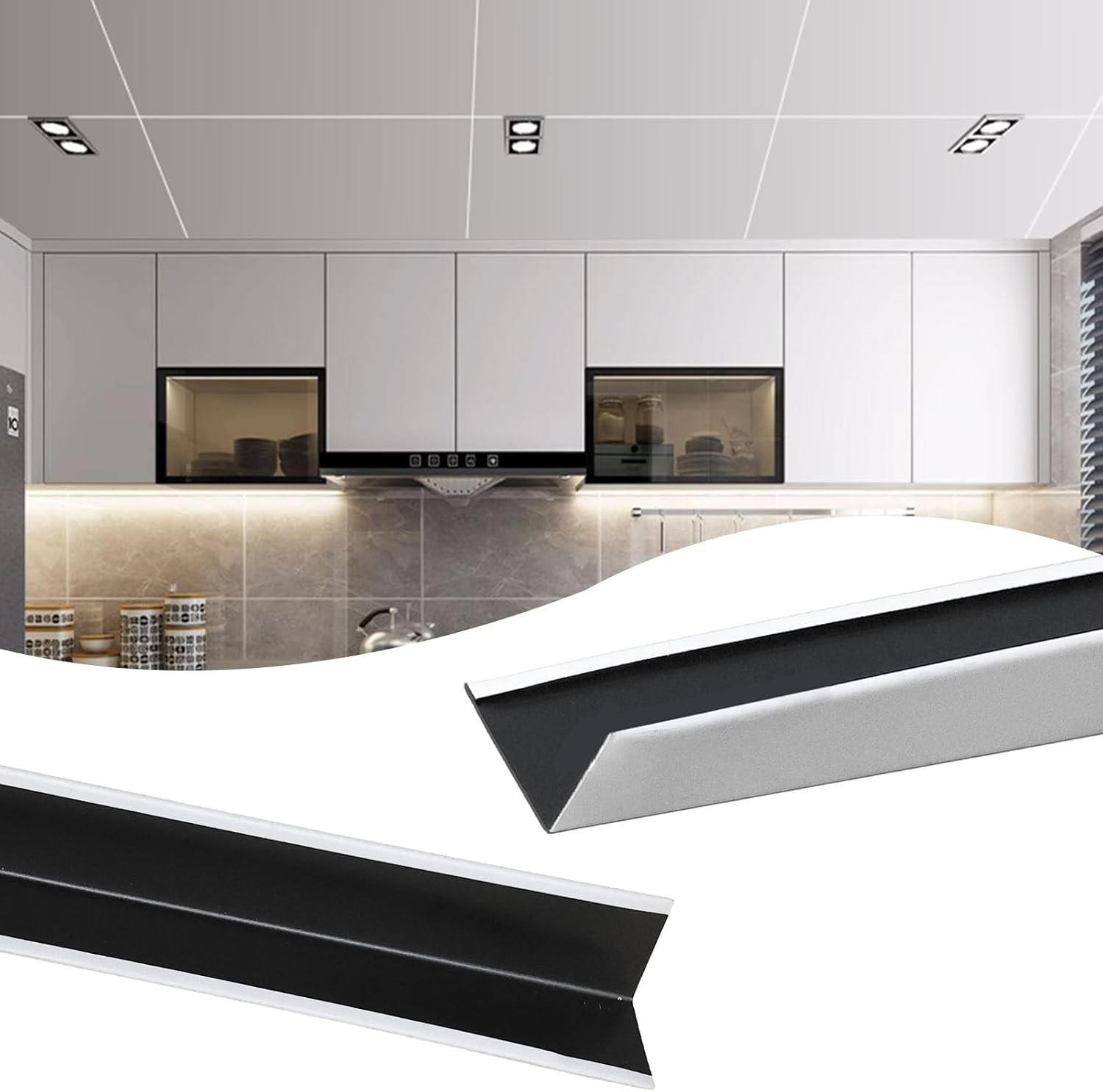 10 Pack 6FT Drop Ceiling Wall Molding,White Galvanized Steel TT20 | Fits 2×2/2×4 10 Pack 6FT Drop Ceiling Wall Molding,White Galvanized Steel TT20 | Fits 2×2/2×4
