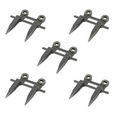 E48093 Pack of 5 Fits John Deere Combine 2 Prong Double Guard 37 38 39 880 1070 picture