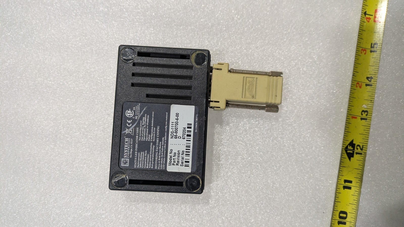 SYSTECH CORPORATION NDS-1111 65-800700-6-00 REVISION D SYSTECH CORPORATION NDS-1111 65-800700-6-00 REVISION D