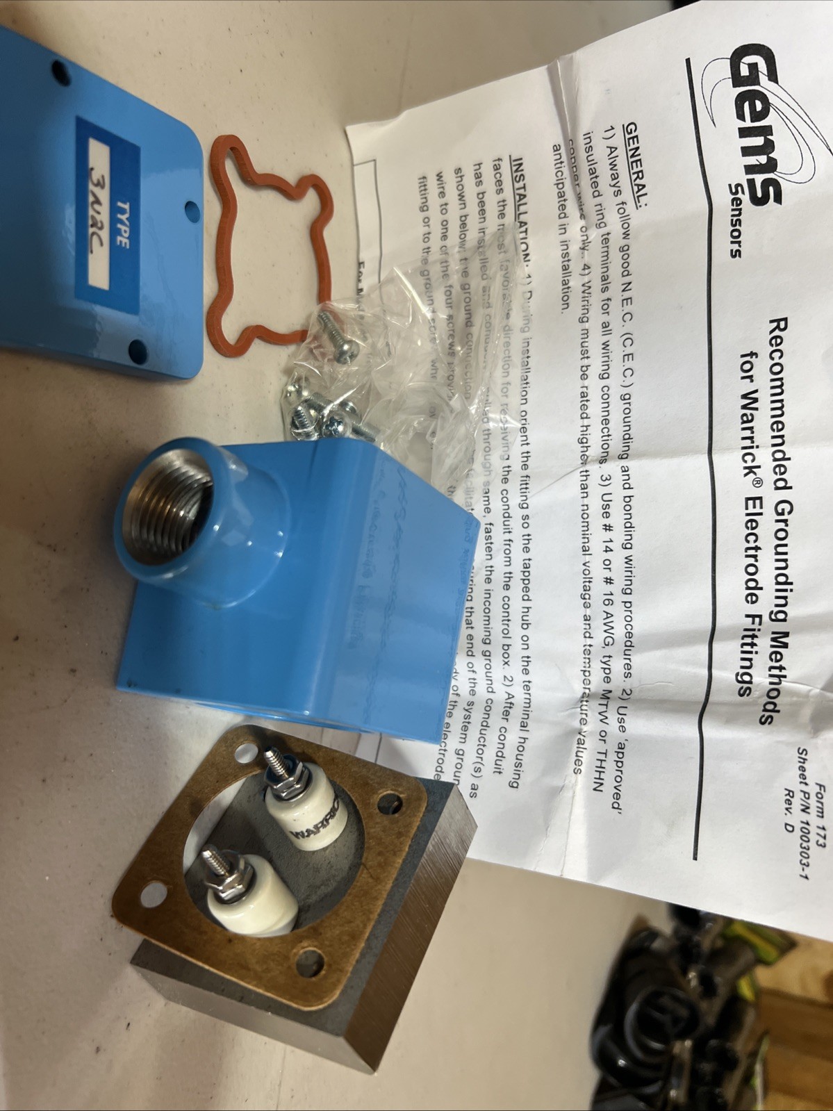 Warrick Gems Sensors Electrode Fitting 3n2c Warrick Gems Sensors Electrode Fitting 3n2c