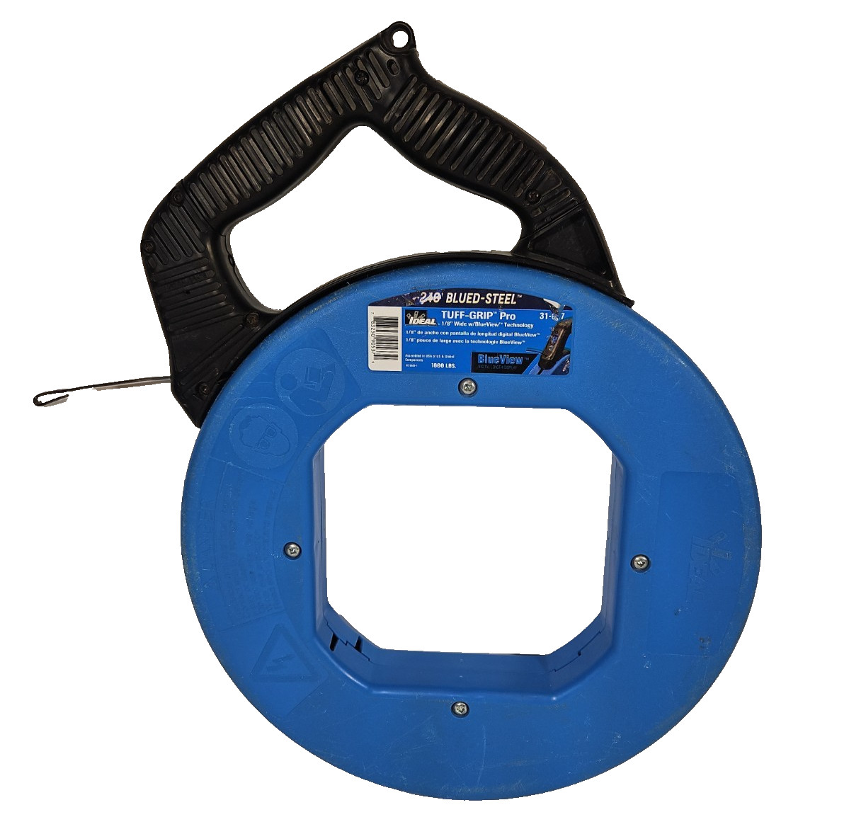 Ideal 31-657 240 Blued-Steel Fish Tape 240 ft w/ Blue View Display Ideal 31-657 240 Blued-Steel Fish Tape 240 ft w/ Blue View Display