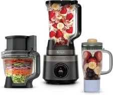 Ninja CrushBOSS 3-in-1 Blender & Food Processor, 1850PW, Onyx, LB401BK NEW picture