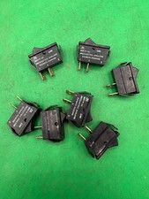 Lot of 6 Arcolectric C400 10A 250V AC Panel Rocker Switches RE picture