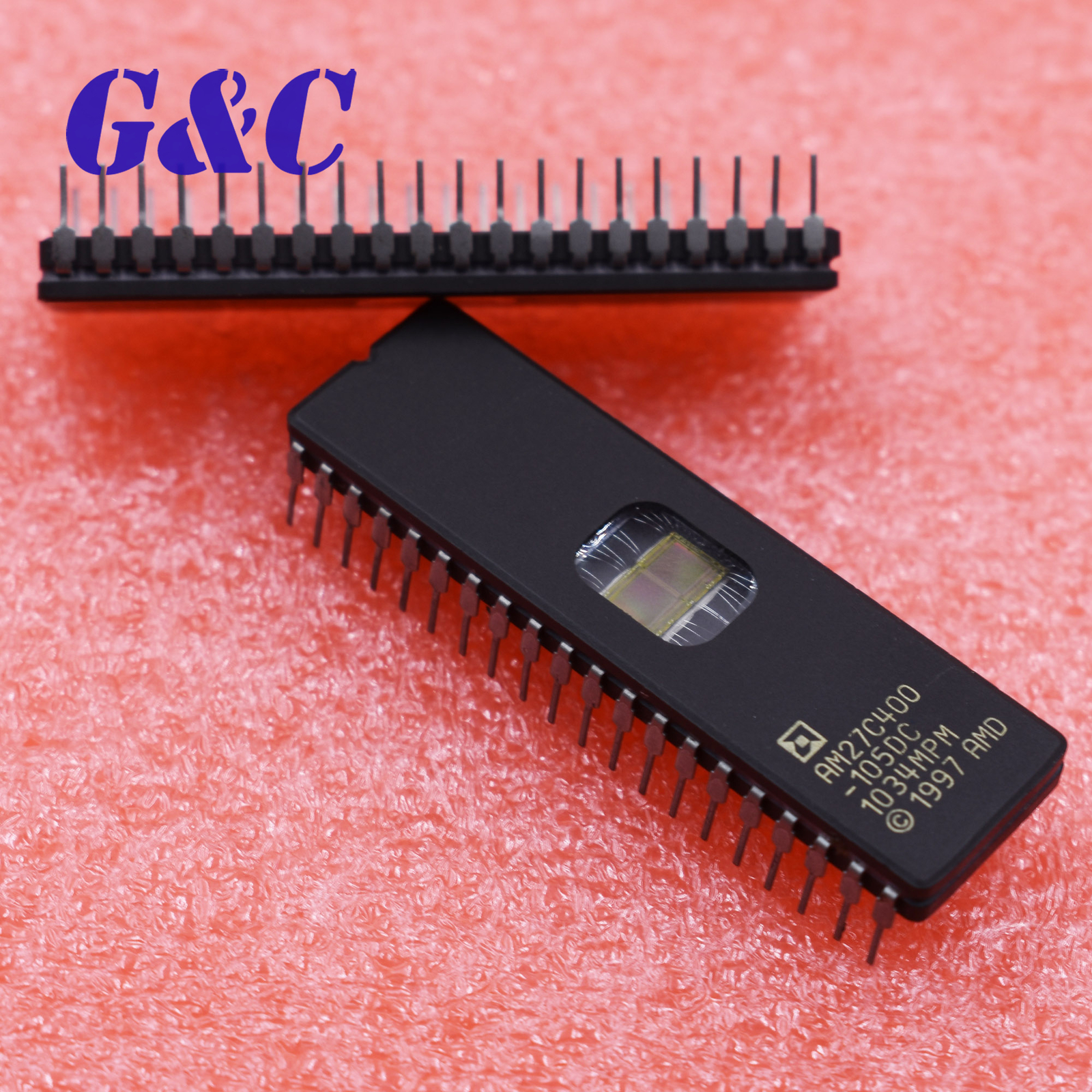 10PCS AM27C400-105DC AM27C400 27C400-105DC AMD UV EPROM DIP-40 NEW GC
