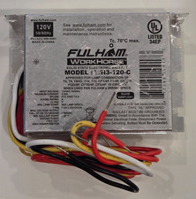 Fulham WorkHorse WH3-120-C Electronic Ballast 120V T5 T8 T12 T9 New Open Box picture